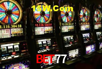 Interface moderna da plataforma Bet77