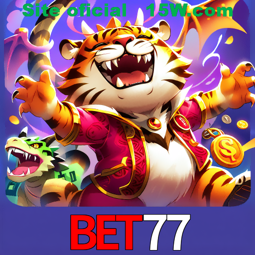 Imagem promocional da Bet77 mostrando a plataforma e suas vantagens